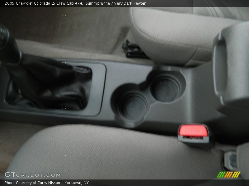 Summit White / Very Dark Pewter 2005 Chevrolet Colorado LS Crew Cab 4x4