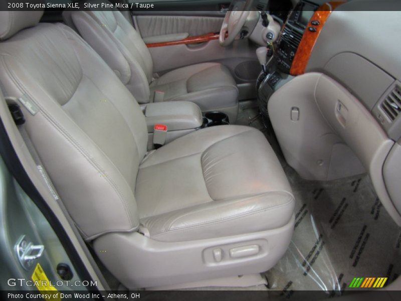Silver Pine Mica / Taupe 2008 Toyota Sienna XLE