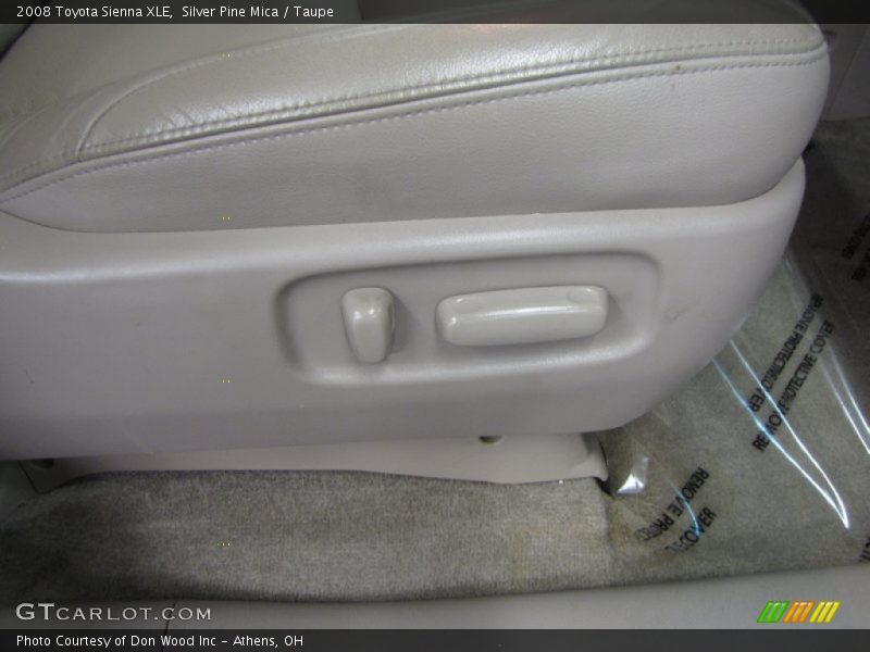 Silver Pine Mica / Taupe 2008 Toyota Sienna XLE