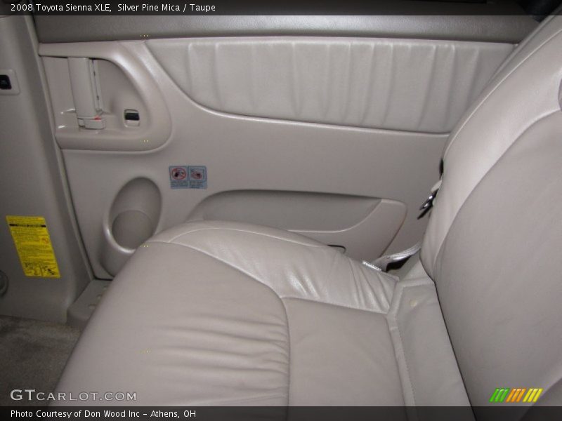 Silver Pine Mica / Taupe 2008 Toyota Sienna XLE