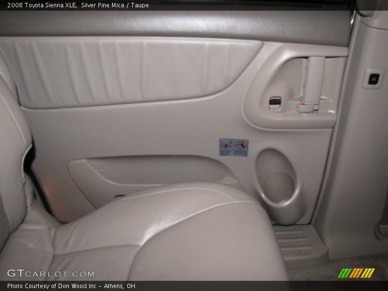 Silver Pine Mica / Taupe 2008 Toyota Sienna XLE