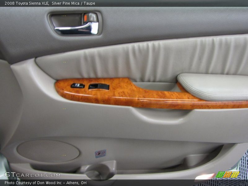 Silver Pine Mica / Taupe 2008 Toyota Sienna XLE