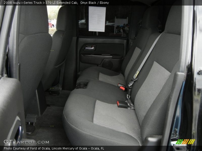 Rear Seat of 2008 i-Series Truck i-370 LS Extended Cab