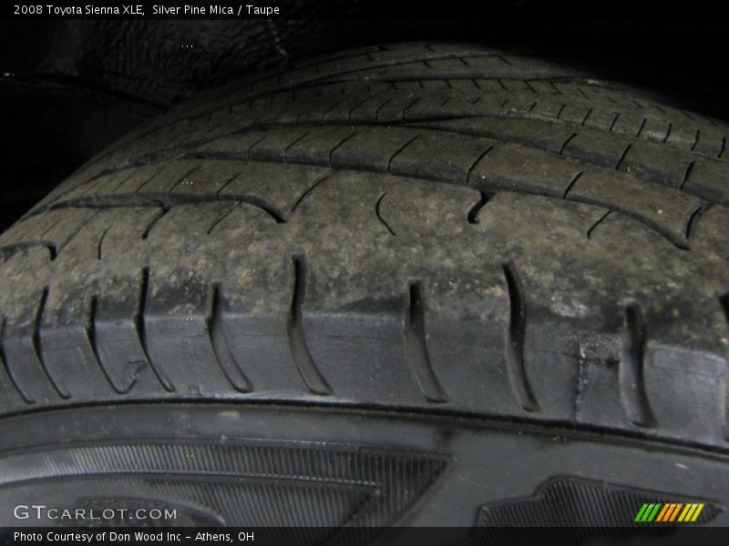 Silver Pine Mica / Taupe 2008 Toyota Sienna XLE
