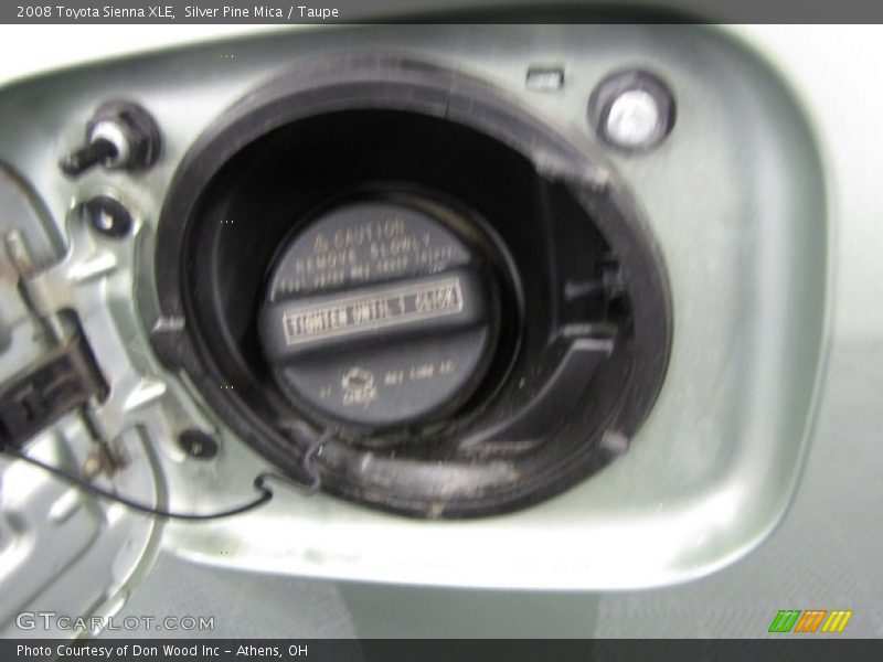 Silver Pine Mica / Taupe 2008 Toyota Sienna XLE