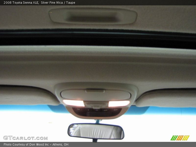 Silver Pine Mica / Taupe 2008 Toyota Sienna XLE