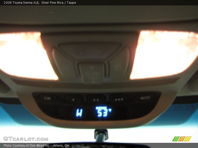 Silver Pine Mica / Taupe 2008 Toyota Sienna XLE