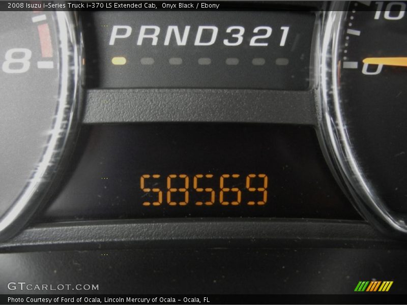 Onyx Black / Ebony 2008 Isuzu i-Series Truck i-370 LS Extended Cab