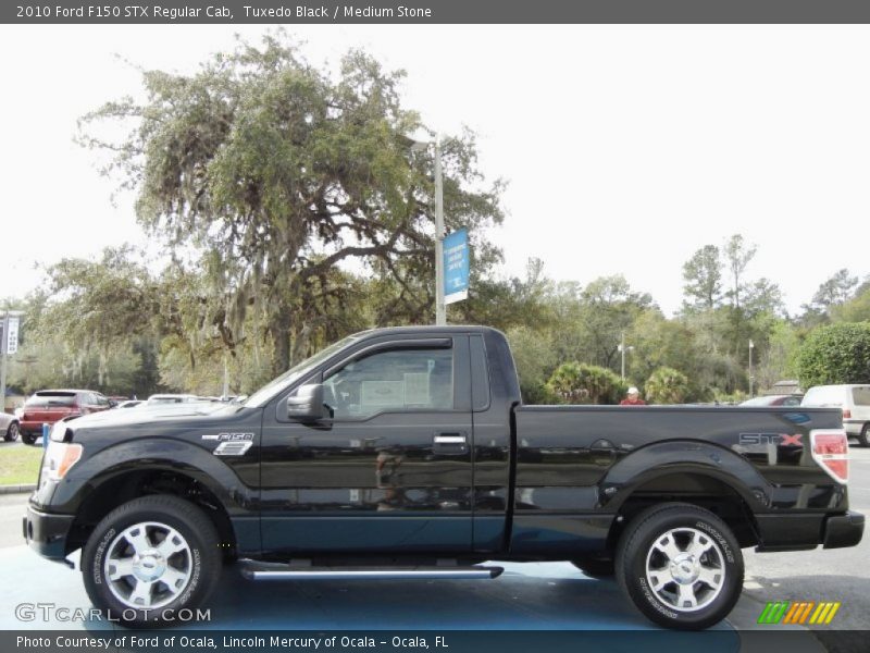 Tuxedo Black / Medium Stone 2010 Ford F150 STX Regular Cab