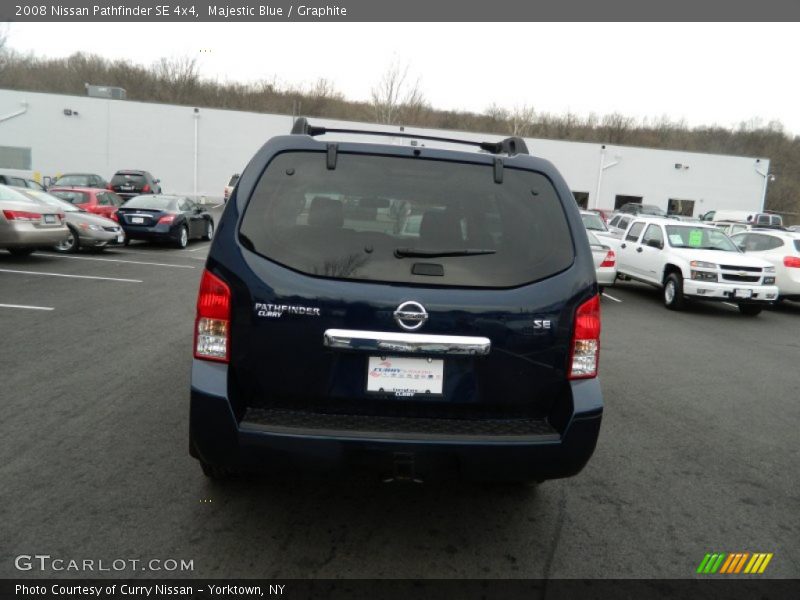 Majestic Blue / Graphite 2008 Nissan Pathfinder SE 4x4