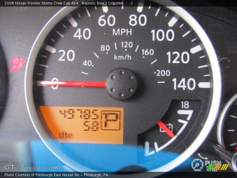 Majestic Blue / Graphite 2008 Nissan Frontier Nismo Crew Cab 4x4