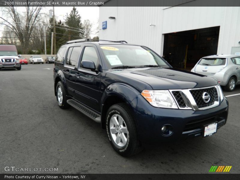 Majestic Blue / Graphite 2008 Nissan Pathfinder SE 4x4