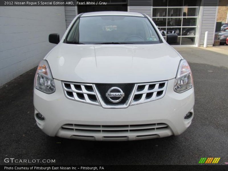 Pearl White / Gray 2012 Nissan Rogue S Special Edition AWD