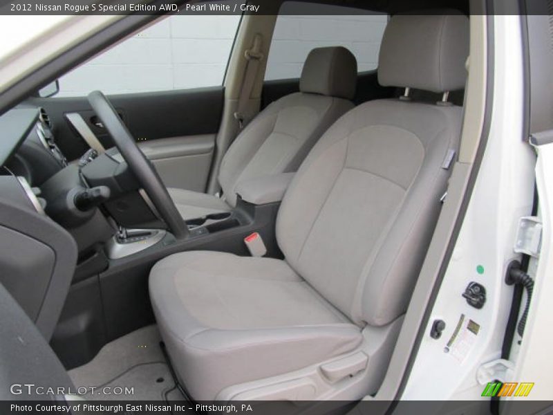 Pearl White / Gray 2012 Nissan Rogue S Special Edition AWD