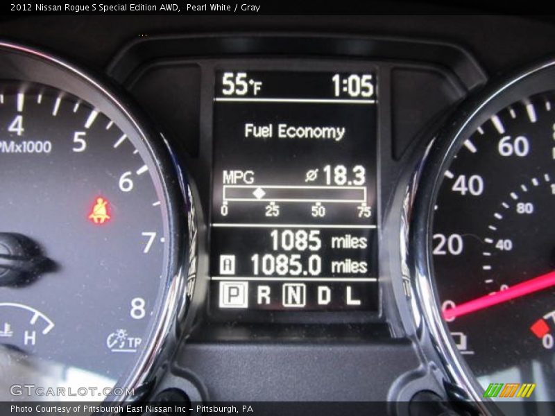 Pearl White / Gray 2012 Nissan Rogue S Special Edition AWD