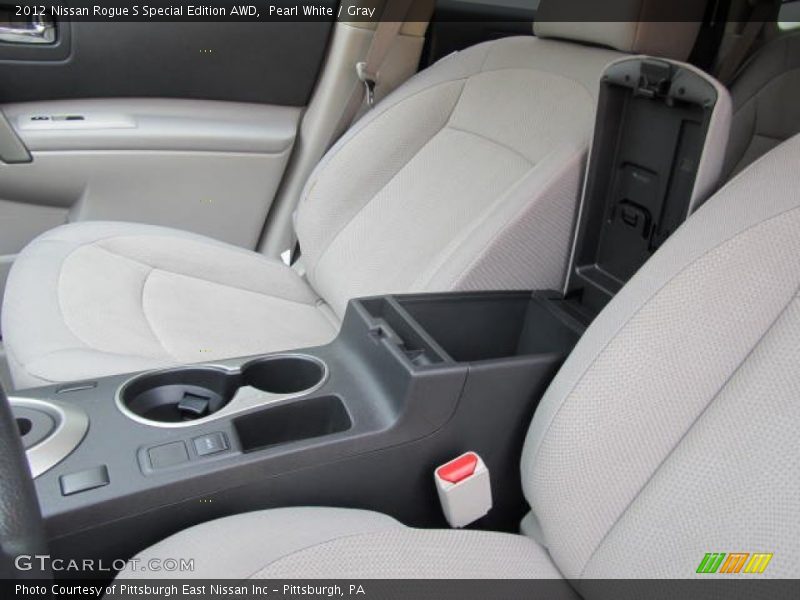 Pearl White / Gray 2012 Nissan Rogue S Special Edition AWD