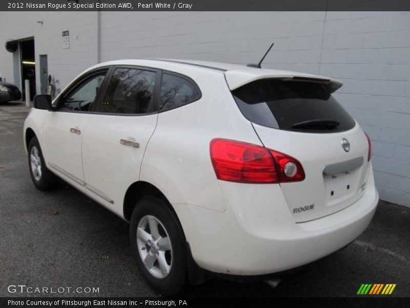 Pearl White / Gray 2012 Nissan Rogue S Special Edition AWD