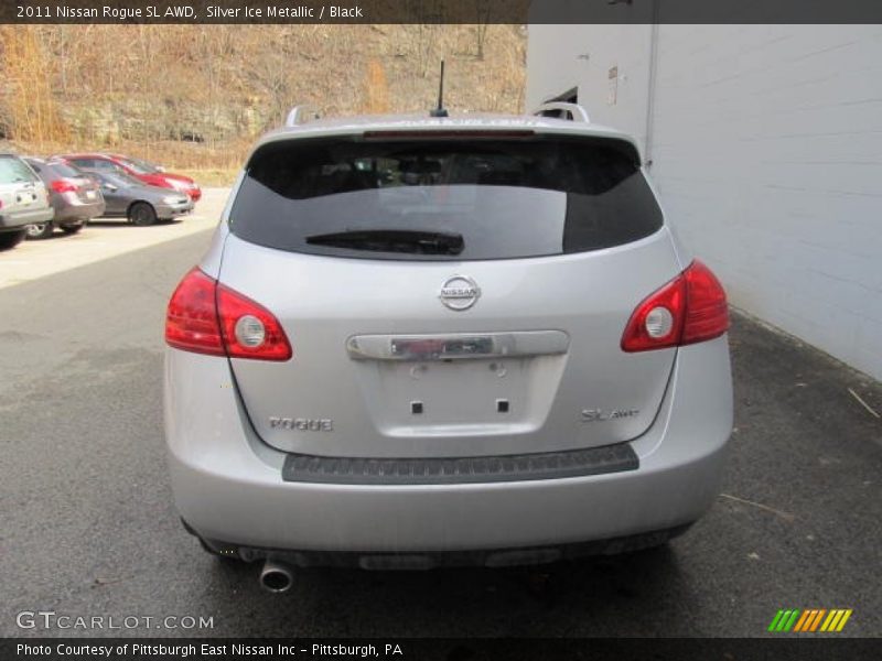 Silver Ice Metallic / Black 2011 Nissan Rogue SL AWD