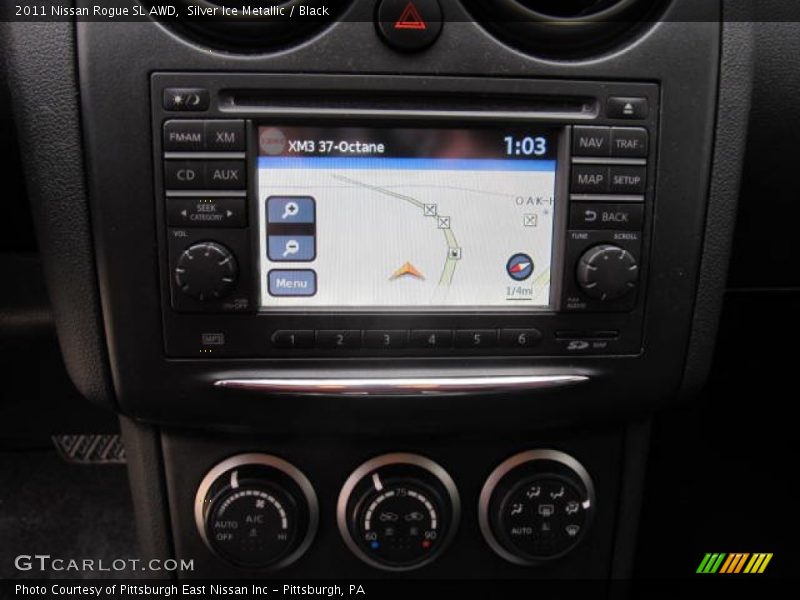 Silver Ice Metallic / Black 2011 Nissan Rogue SL AWD