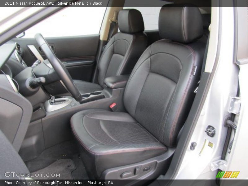 Silver Ice Metallic / Black 2011 Nissan Rogue SL AWD