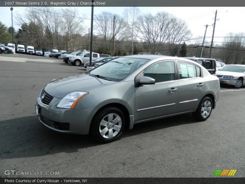 Magnetic Gray / Charcoal/Steel 2007 Nissan Sentra 2.0