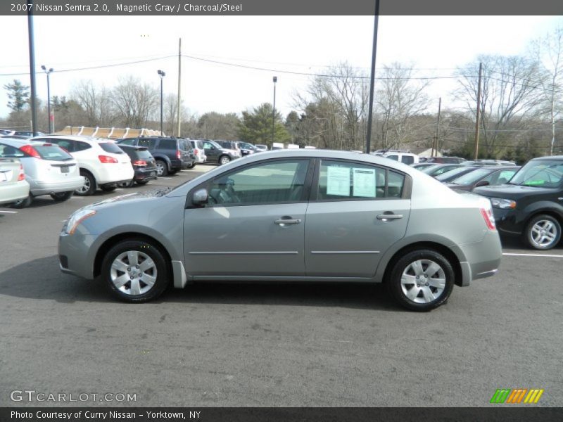Magnetic Gray / Charcoal/Steel 2007 Nissan Sentra 2.0