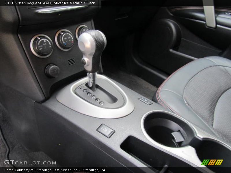 Silver Ice Metallic / Black 2011 Nissan Rogue SL AWD