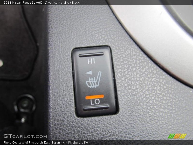 Silver Ice Metallic / Black 2011 Nissan Rogue SL AWD