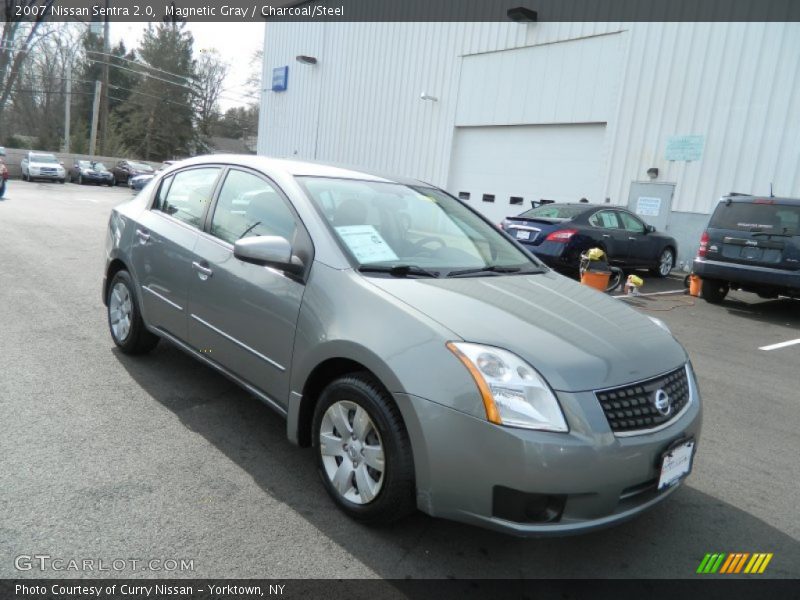 Magnetic Gray / Charcoal/Steel 2007 Nissan Sentra 2.0