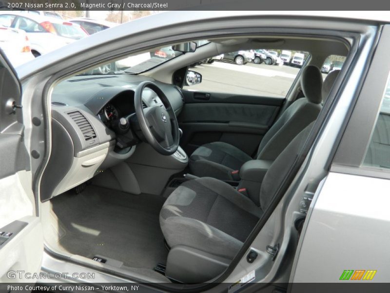 Magnetic Gray / Charcoal/Steel 2007 Nissan Sentra 2.0