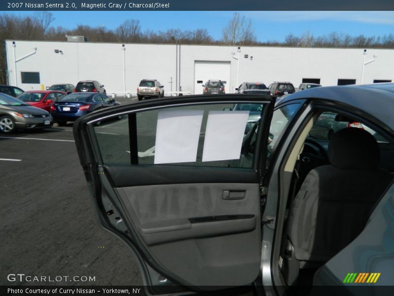 Magnetic Gray / Charcoal/Steel 2007 Nissan Sentra 2.0