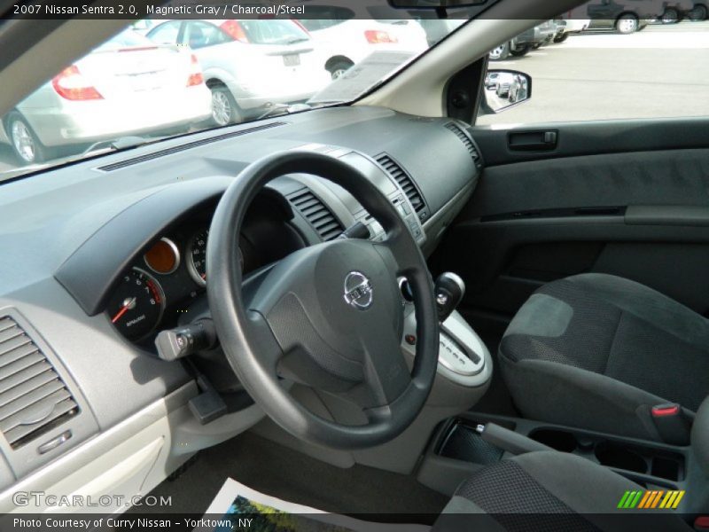 Magnetic Gray / Charcoal/Steel 2007 Nissan Sentra 2.0