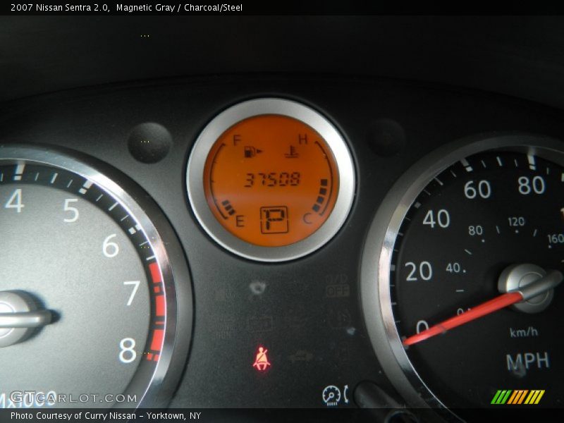 Magnetic Gray / Charcoal/Steel 2007 Nissan Sentra 2.0