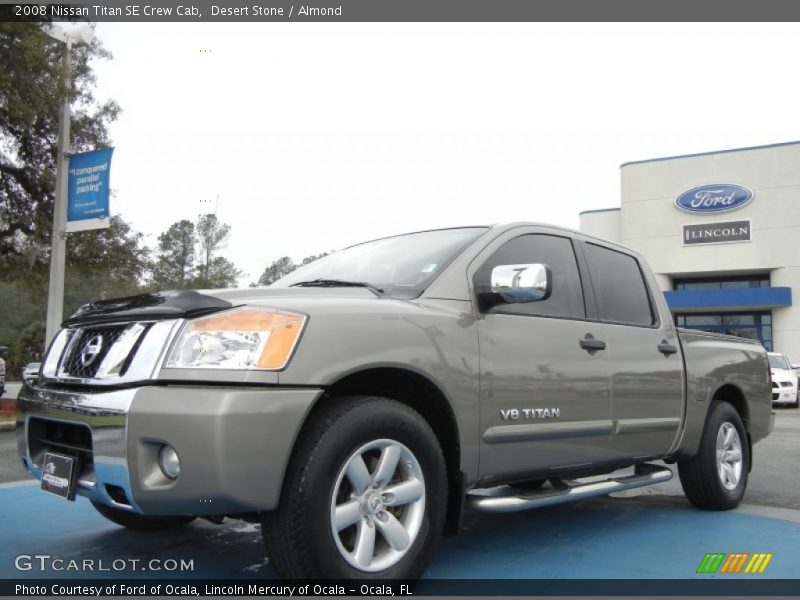 Desert Stone / Almond 2008 Nissan Titan SE Crew Cab