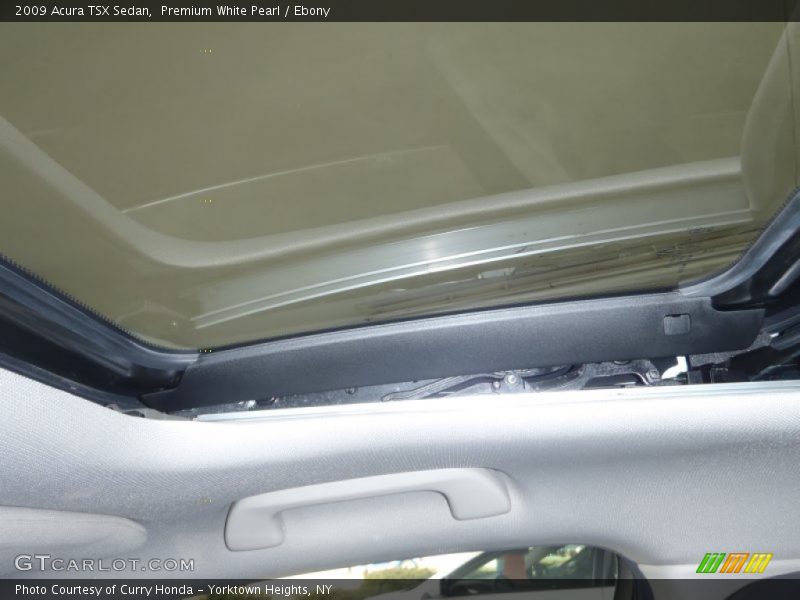 Premium White Pearl / Ebony 2009 Acura TSX Sedan