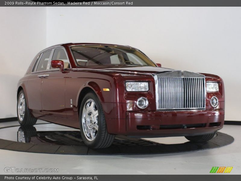 Madeira Red / Moccasin/Consort Red 2009 Rolls-Royce Phantom Sedan