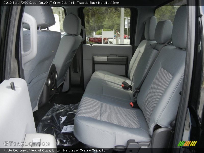 Tuxedo Black Metallic / Steel 2012 Ford F250 Super Duty XLT Crew Cab 4x4