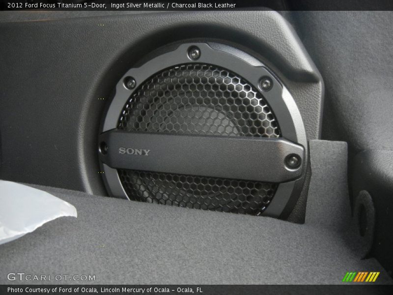 Ingot Silver Metallic / Charcoal Black Leather 2012 Ford Focus Titanium 5-Door