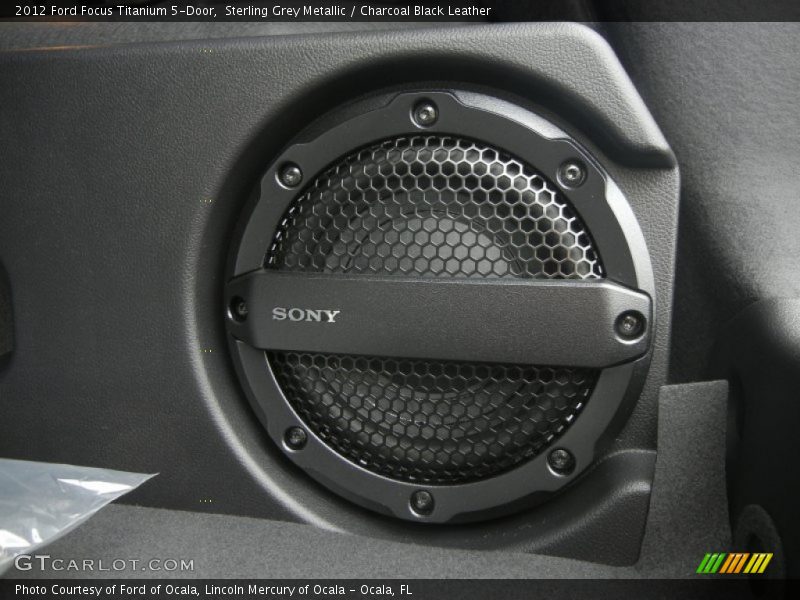 Sterling Grey Metallic / Charcoal Black Leather 2012 Ford Focus Titanium 5-Door