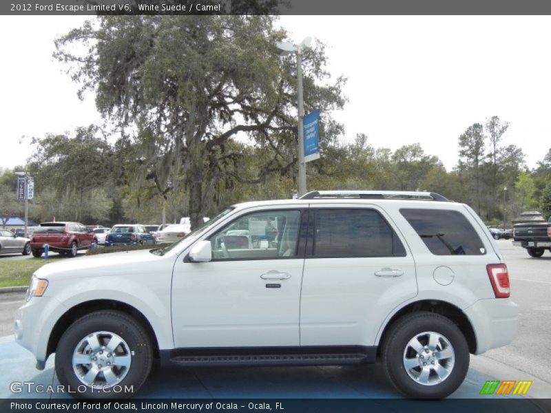White Suede / Camel 2012 Ford Escape Limited V6