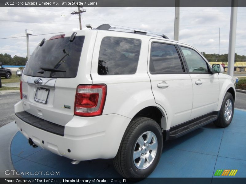 White Suede / Camel 2012 Ford Escape Limited V6