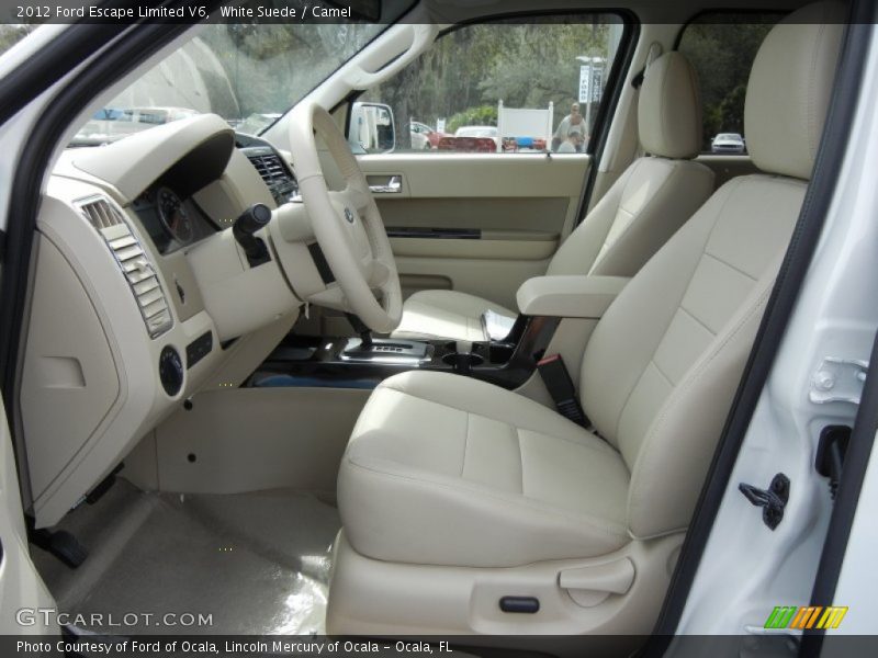 White Suede / Camel 2012 Ford Escape Limited V6
