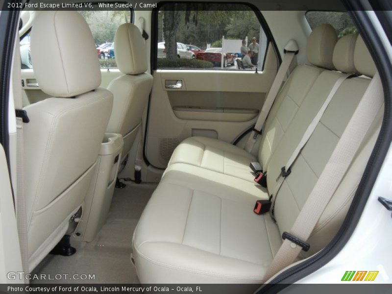 White Suede / Camel 2012 Ford Escape Limited V6