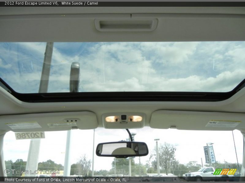 White Suede / Camel 2012 Ford Escape Limited V6