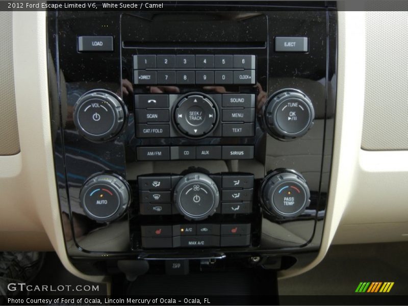 White Suede / Camel 2012 Ford Escape Limited V6