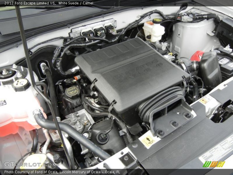 White Suede / Camel 2012 Ford Escape Limited V6