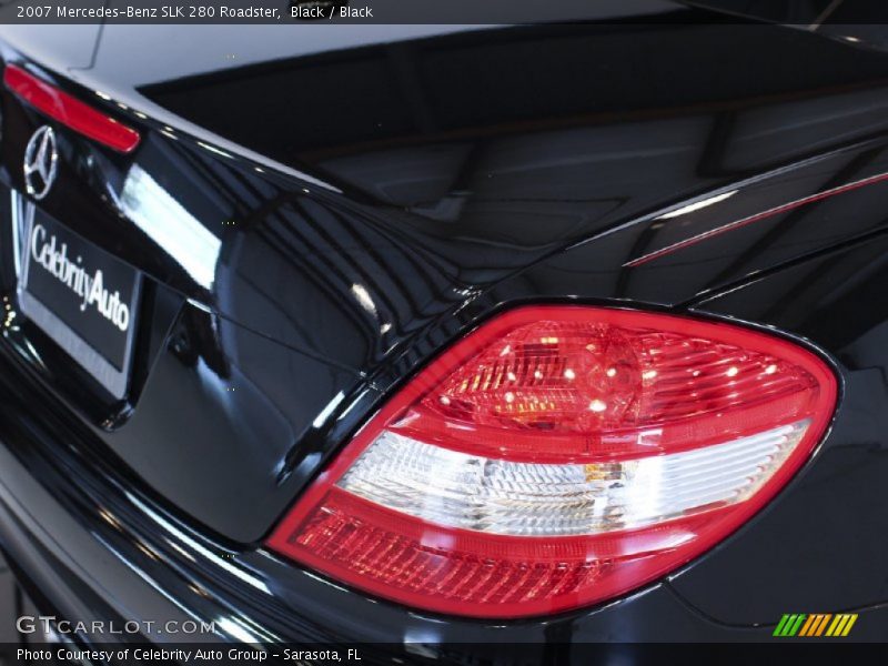 Black / Black 2007 Mercedes-Benz SLK 280 Roadster
