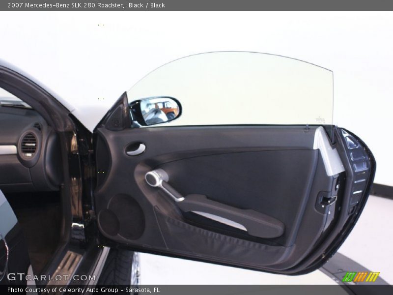 Black / Black 2007 Mercedes-Benz SLK 280 Roadster