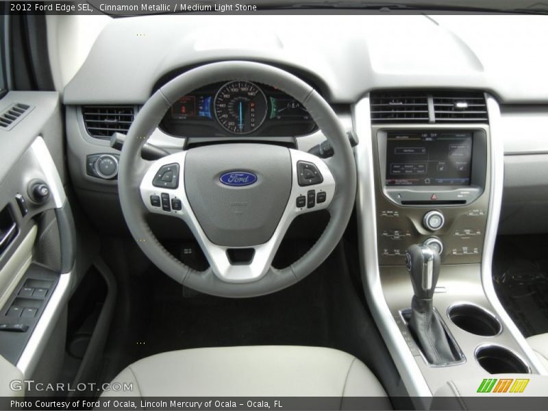 Cinnamon Metallic / Medium Light Stone 2012 Ford Edge SEL