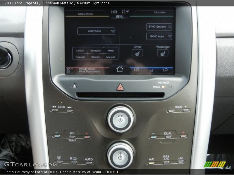 Cinnamon Metallic / Medium Light Stone 2012 Ford Edge SEL